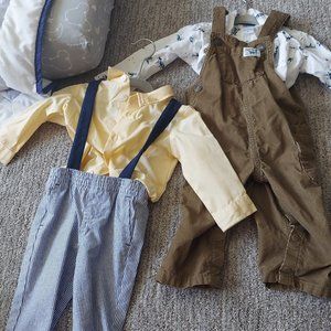 6 to 9 month lot 2 fancy outfits